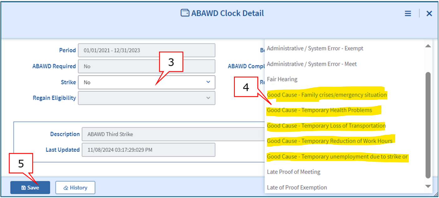 ABAWD Clock Detail