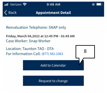 Add Appointment to Calendar