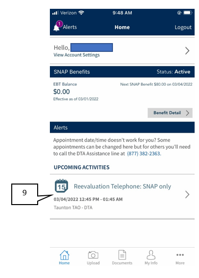 Updated Appointment Time