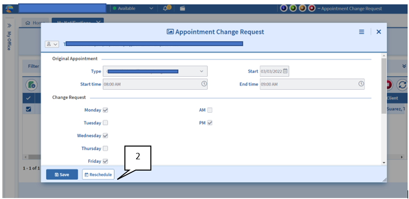 BEACON Change Request