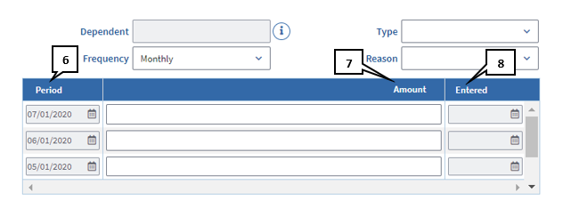 Expense Information Date