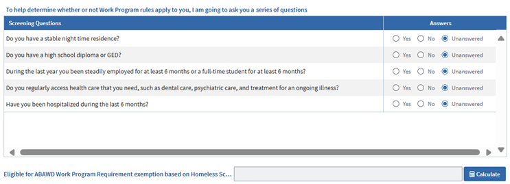 Exemption Questions