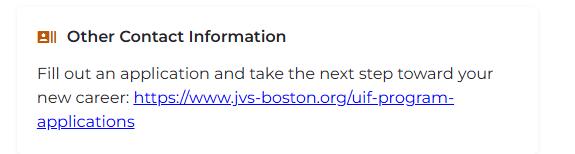 Other Contact Information
