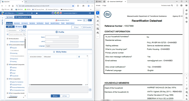 Recertification Datasheet