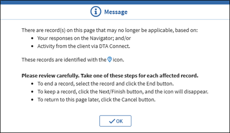 Recertification Message