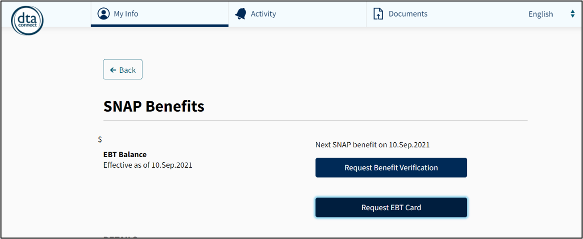 Snap Benefits EBT Balance