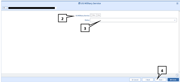 Entering US Military Service in BEACON