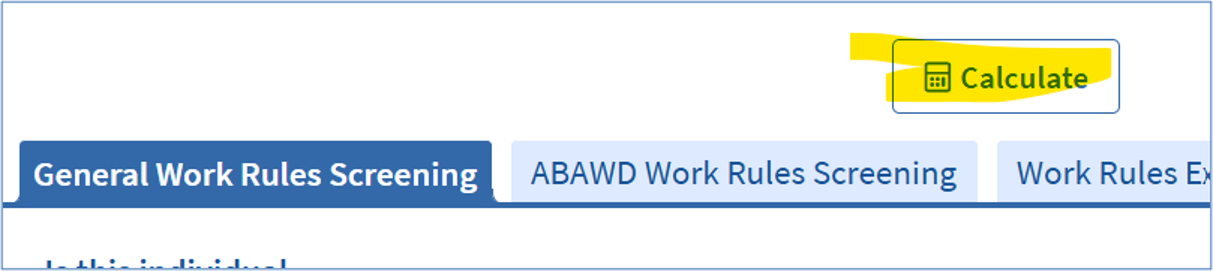 Calculate Work Rules