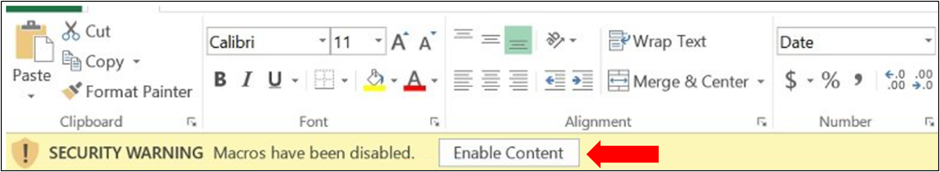 Enable Content Notification